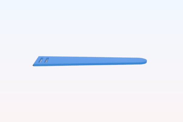 Plastic Elastic Guide Glides Threader DIY Sewing Accessories | 3d print model