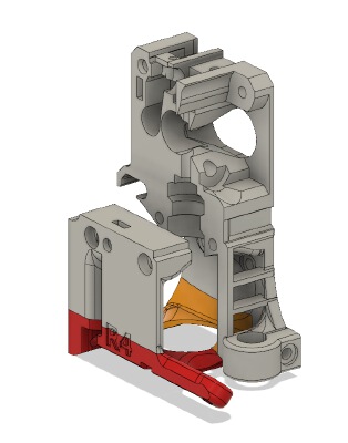 BS Hot Fins and Anti-sag PINDA for MK3S R4 Extruder | 3d print model