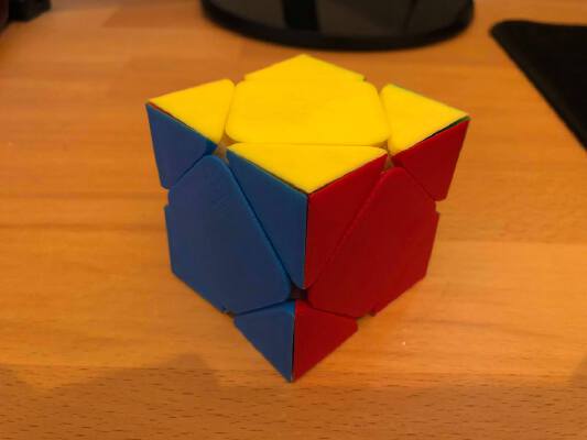 Stickerless Skewb | 3d print model