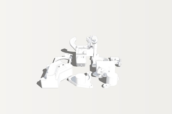 Prusa Mini Direct Hextruder | 3d print model