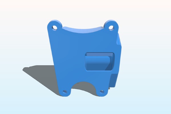 Gopro Mount for Project399 Super G | 3d print model