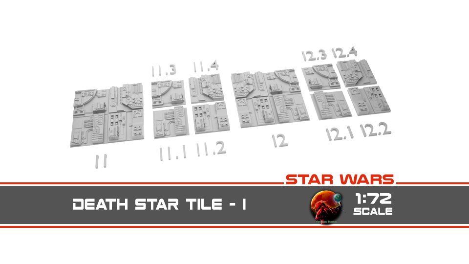 Star Wars Death Star Surface Tile I1