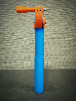 MONOPOD-POWER BANK GOPRO,XIAOMI | 3d print model