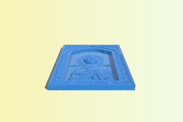 Icon of Emperor Nicholas II | 3d print model