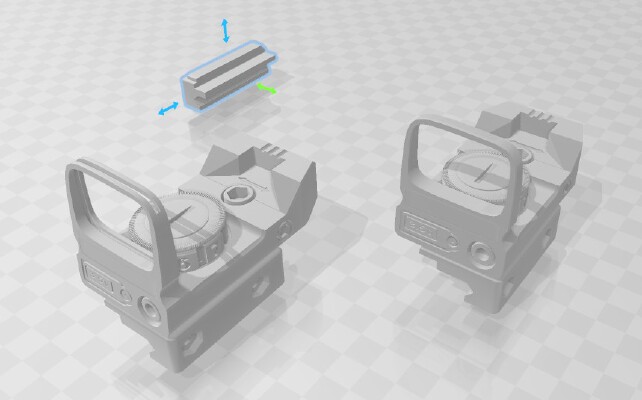 Nerf Scope 4 | 3d print model
