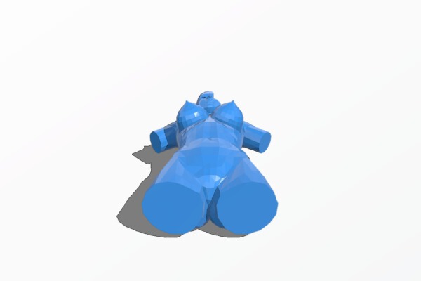 Girl Body Sculpture | 3d print model