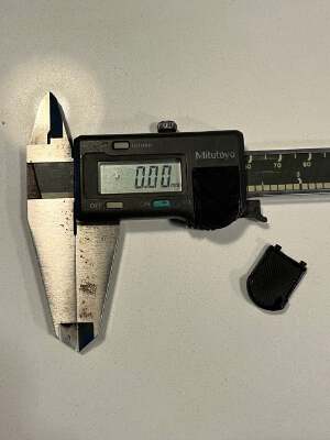 Mitutoyo Caliper Battery Cover Model 500-138 | 3d print model