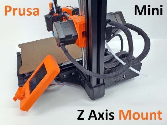 Prusa Mini & Clones Z Axis Rigid Mount | 3d print model
