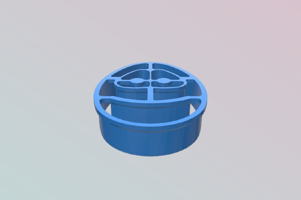 Easter happy egg cookie cutter | 3d print model