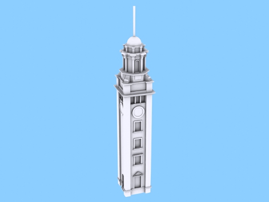 Hong Kong Tsim Sha Tsui Clock Tower | 3d print model