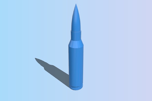 14.5x114mm (PTRS-41) Dummy Round | 3d print model