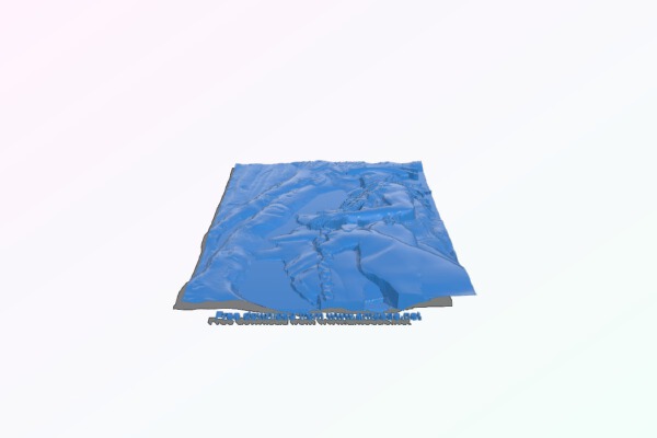 Painting of man and dogs | 3d print model