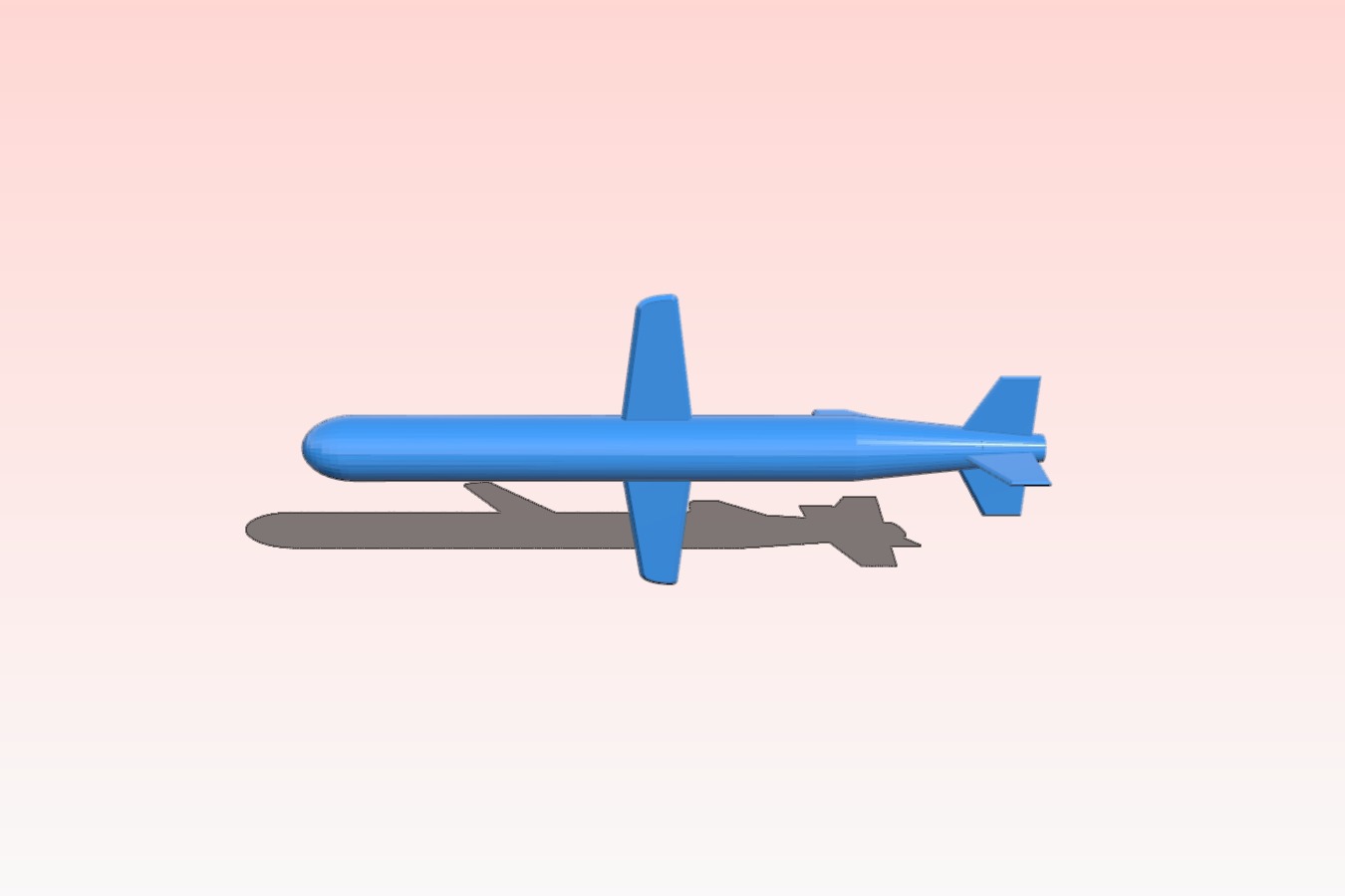 Model of BGM-109 Tomahawk Missile