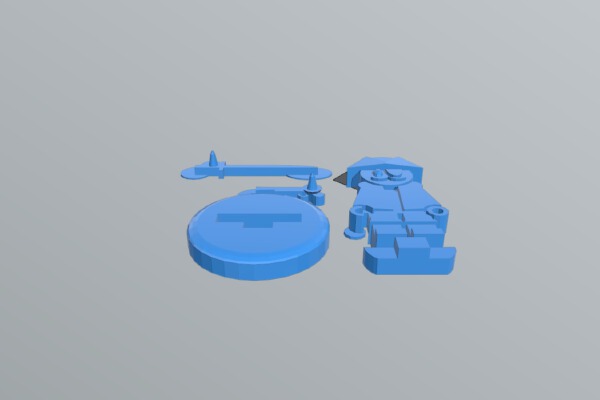 FlatMinis: Pirate | 3d print model