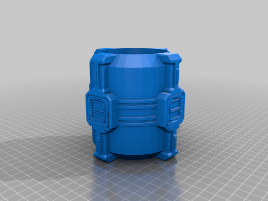 Space Engineers - Hydrogen Tank Coozy | 3d print model
