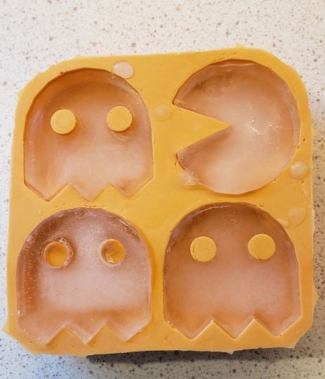 Pacman ice cube tray