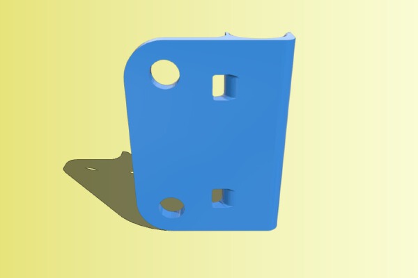 Cable holder for Anet A8 printhead _ strain relief | 3d print model