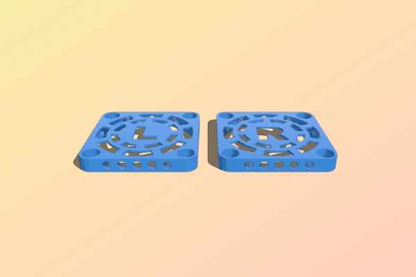 Fan Cover for MakerBot Replicator 2X | 3d print model