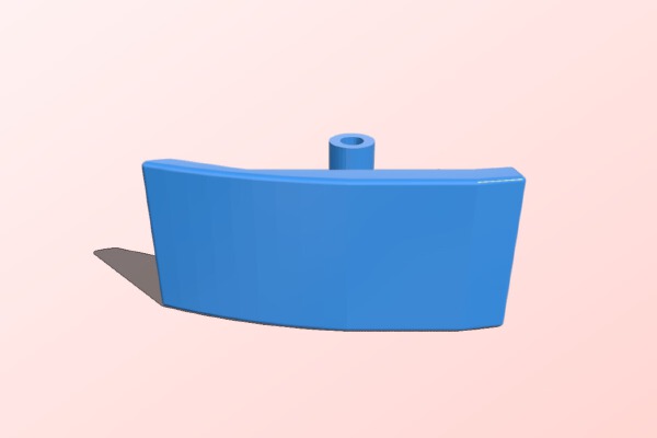 universal snow scooter (front foot) | 3d print model