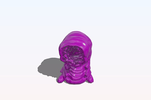 Black Leech - D&D Monster | 3d print model