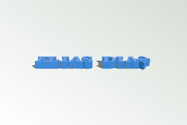 My Customized Variable WORD Sculpture (elias diaz) | 3d print model