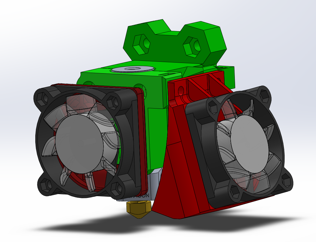 Prusa i3 Hexagon Bowden mount