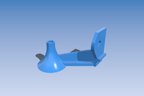 Simple Omidirectional Filament Guide for Tevo Tornado | 3d print model