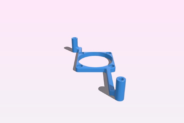 MPSM_M200 40mm fan mount for PCB | 3d print model