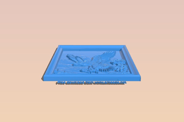 Eagle painting | 3d print model
