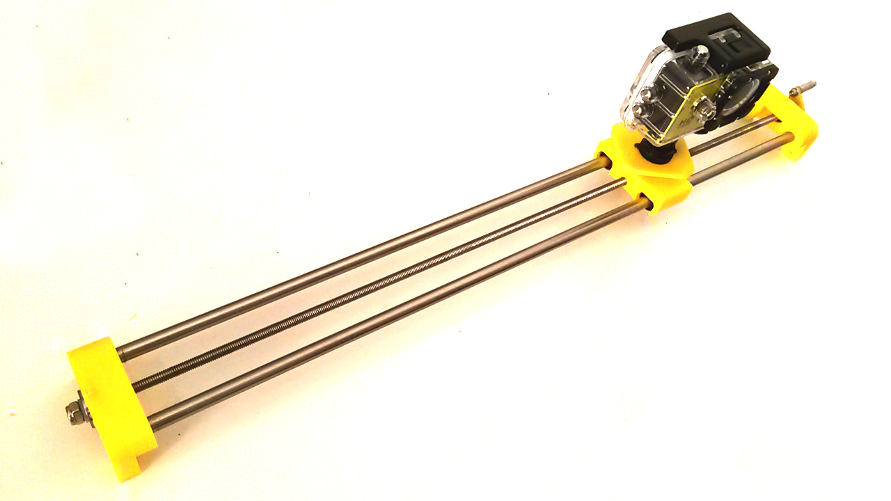 Hand motion camera slider