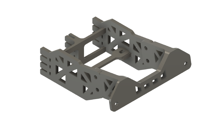 Tesla Model X No Drill Front License Plate Mount | 3d print model
