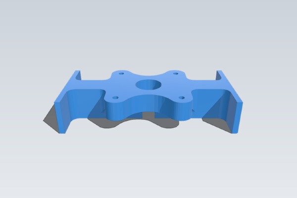 Bodied Foam RC Plane Brushless Motor Mount | 3d print model