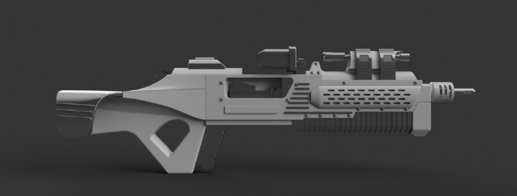 Space: Above and Beyond 1:6 scale M590 Rifle | 3d print model