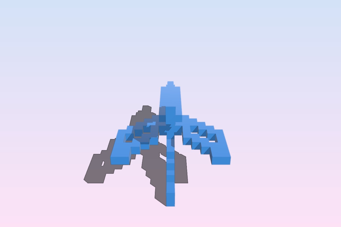 Rocket made with 3dtin