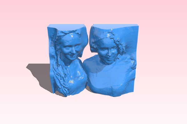 Selfie with Jen | 3d print model