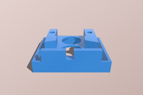 Creality CR-10 Caliper Mount for Bed Level_Tramming! | 3d print model