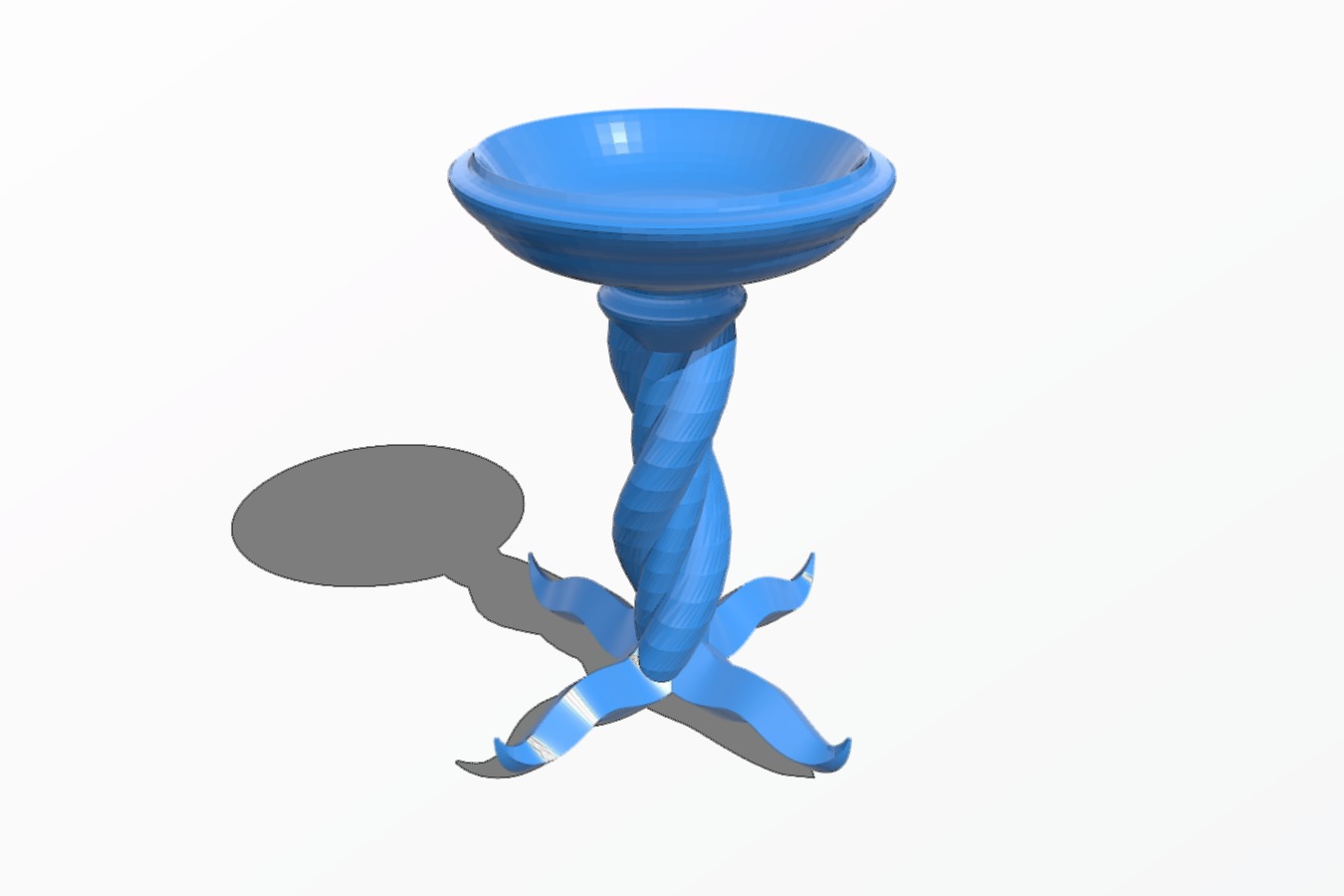Amber candlestick