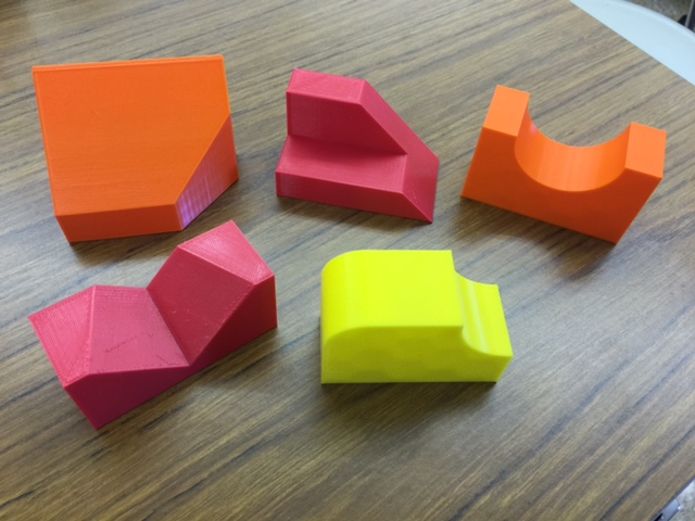 ASSORTED SHAPES FOR MULTI-VIEW SKETCHING PART 6A-10A