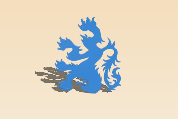 Oranje Leeuw | 3d print model