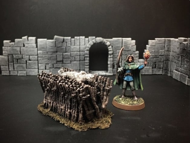 Delving Decor: Funeral Pyre (28mm_Heroic scale)