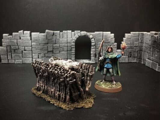 Delving Decor: Funeral Pyre (28mm_Heroic scale) | 3d print model