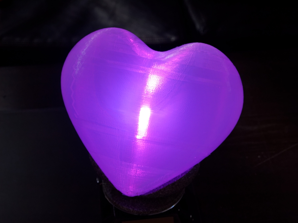 LED Heart Lamp with Stand