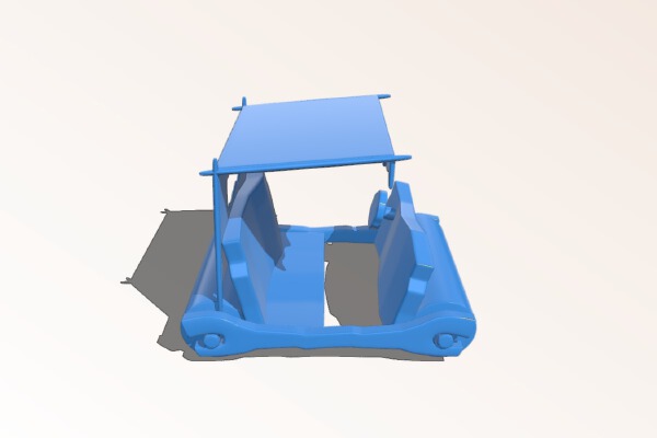 FLINTSTONES CAR | 3d print model