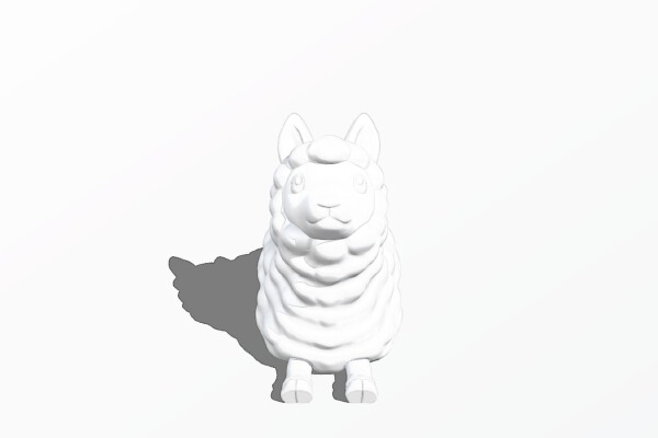 Cute Llama - Flexi Articulated Animal (print-in-place) | 3d print model