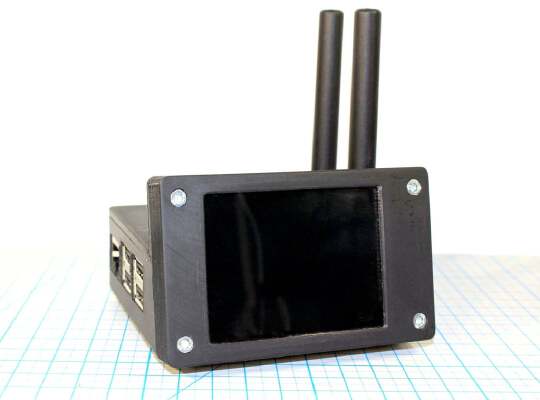 mmdvm hotspot case with nextion 2.8" & raspberry pi 2-3 | 3d print model