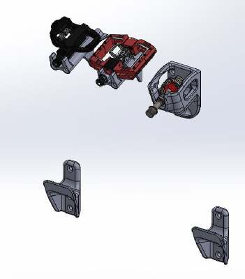 Bike Wall Mount Angled, Various sized Tires | 3d print model