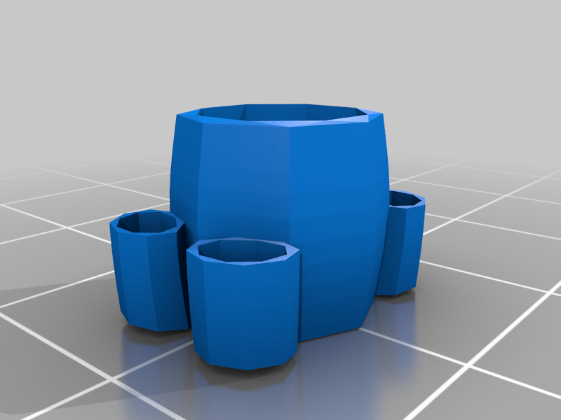 Sphereified Ngon Penholder and Tray