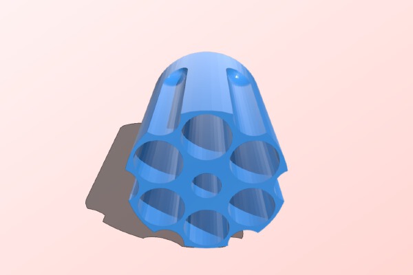 Revolver cylinder - Pencil Holder | 3d print model