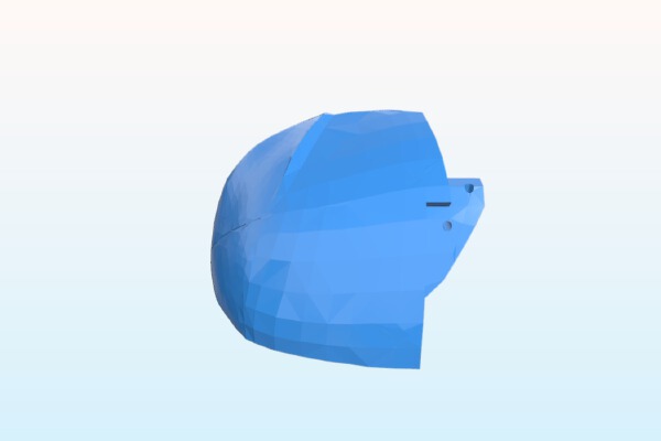 InMoov - Left+right front skull no holes | 3d print model