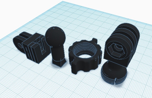 modular mounting system swivel link | 3d print model